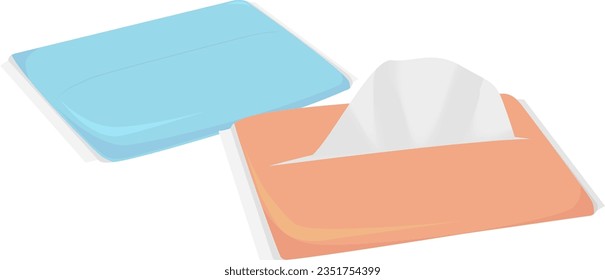 Clip art of pocket tissue