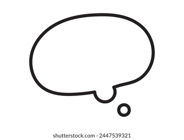 Clip-Kunst des Pop-Thinking Sprechballons