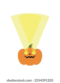 Clip art of pumpkin jack-o-lantern