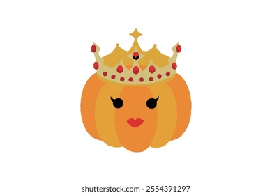 clip art of pumpkin queen