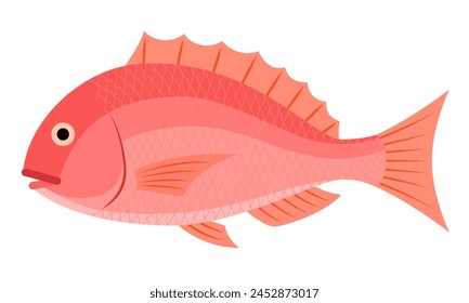 Clip art of sea bream  (Vector)