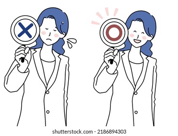 Montaje de imágenes prediseñadas del médico que sirve placa de círculo y traseros