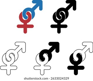 Clip-art com marca de gênero