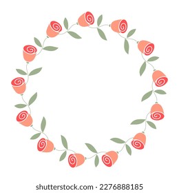 Clip art set of hand drawn doodle roses on isolated background. Design for mother's day, Easter, springtime, summertime, wedding celebration, scrapbooking, textile, home decor, paper craft.  