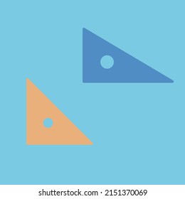 Clip Art Set Of Simple And Cute Set Square