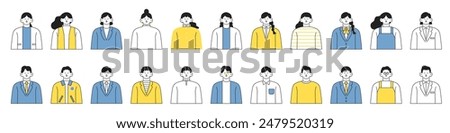 Similar – Image, Stock Photo woman Upper body portrait