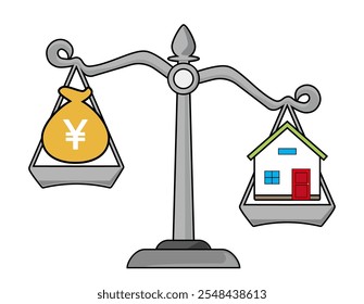 Clip-art de equilíbrio simples. Business Clip Arts.