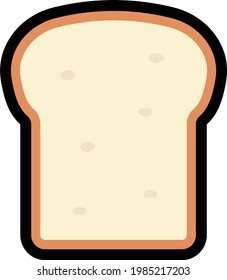 Clip Art Simple Cute Bread Stock Vector (Royalty Free) 1985217203 ...