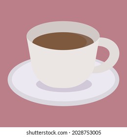 Clip Art Of A Simple And Cute Coffee Cup