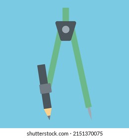 Clipart Art of Simple and Cute Compasses
