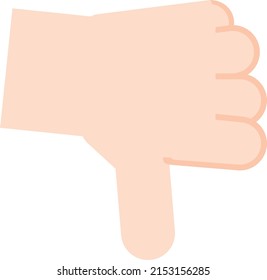 Clip Art Of Simple And Cute Hand, Bad.