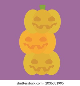 Clip Art Of Simple And Cute Jack-o-lantern