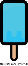Clip Art Of Simple And Cute Popsicle