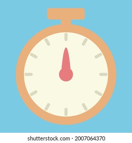 Clipart Art of Simple and Cute Stopp Watch