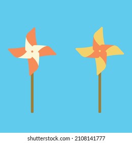Clipart Art of Simple and Cute Windmill