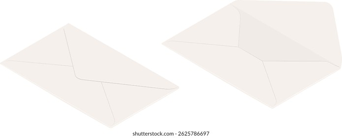 Clip art of simple envelope