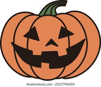 Clip-art de jack-o-lantern simples