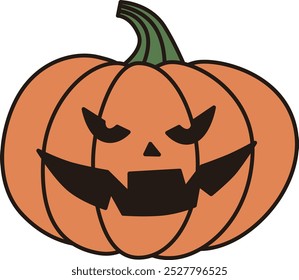 Clip-art de jack-o-lantern simples