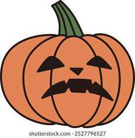 Clip-art de jack-o-lantern simples