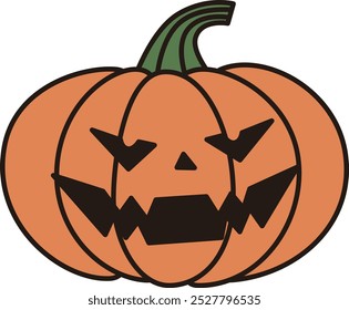 Clip-art de jack-o-lantern simples