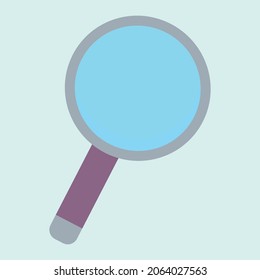 Clip Art Of Simple  Magnifying Glass