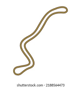 Clip art of simple necklace