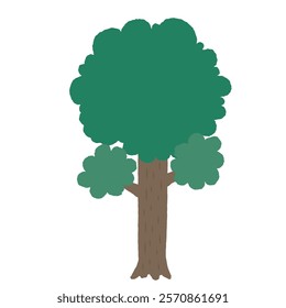 Clip art of simple tree