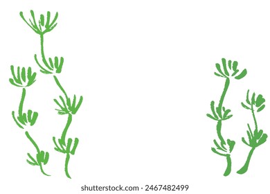clip art of simple waterweed