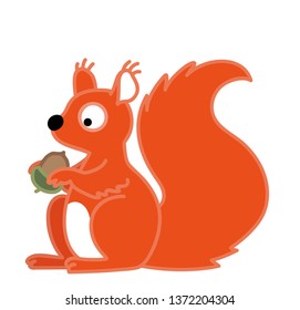 clip art squirrel vector digital graphic