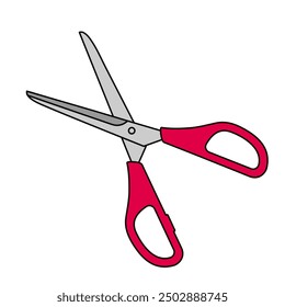 Clip art of stationery scissors