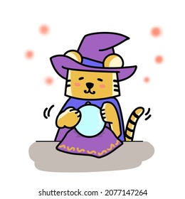 Imágenes prediseñadas de tigre en forma de asistente