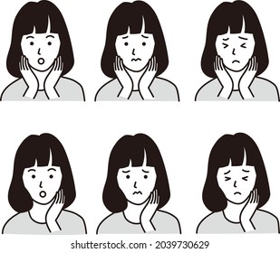 clip art of troubled face-illpop.com