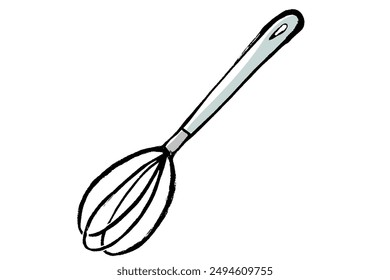 Clip art of whipper of brush touch