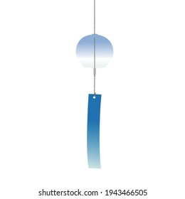 Clip art of wind chime
A Japanese summer tradition.
A small hanging bell made of metal or porcelain that rings in the wind.