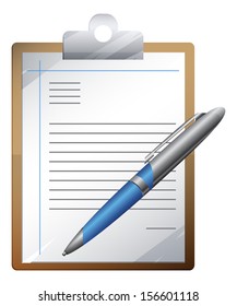 Clip Board Icon - Illustration