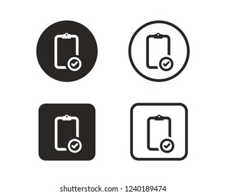 Clip board icon sign symbol