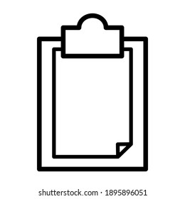 Clip board icon vector design template