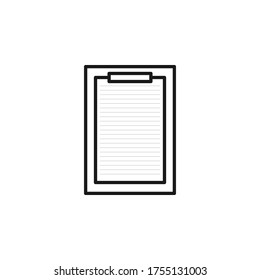 Clip board icon vector illustration