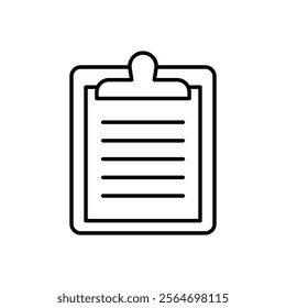 clip board icon vector symbol isolated