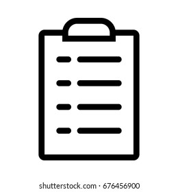 clip board list icon