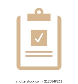 símbolo de signo de icono del vector de la tarjeta de clip. ilustración gráfica aislada