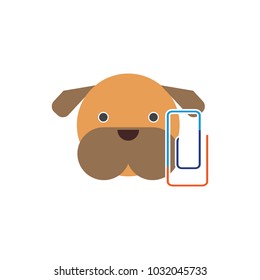 Clip Dog Logo Icon Design