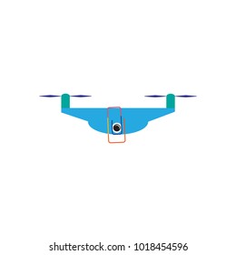 Clip Drone Logo icon Design