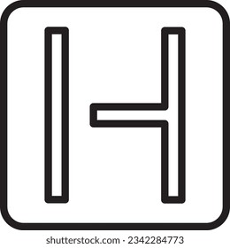 Clip Edit Text Outline Icon