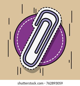 clip education school tool patch sticker