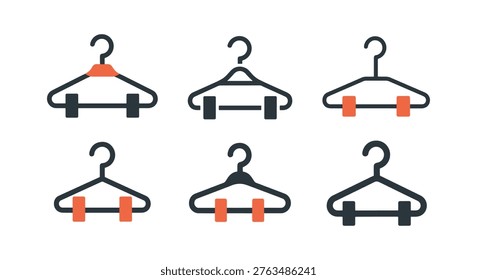 Clip Hanger Line art vector minimal pattern abstract