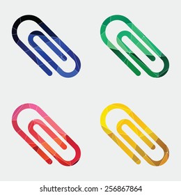 clip icon Abstract Triangle Geometrical background 
