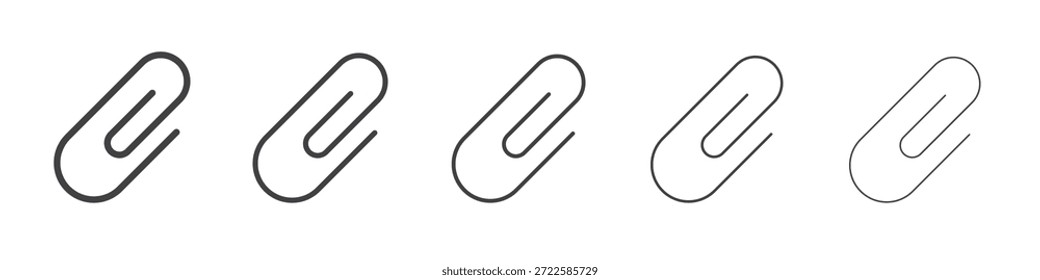 Design de ícone de clipe, logotipo, aplicativo, UI. Ilustração vetorial, EPS