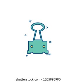 Clip icon design vector