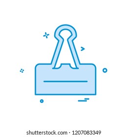 Clip icon design vector